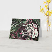 Abstraite Color Study 438, carte (Fleur jaune)