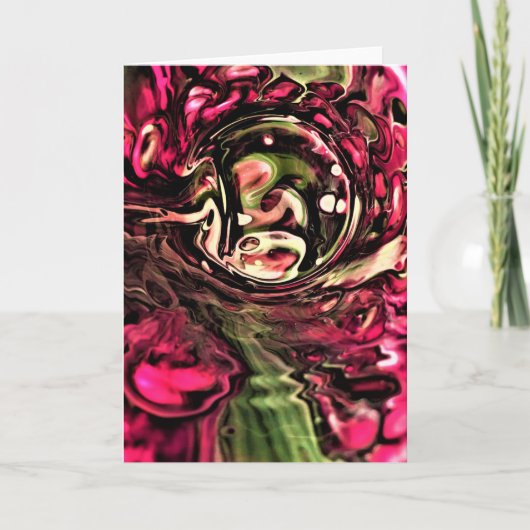 Abstraite Color Study 439, carte (Devant)
