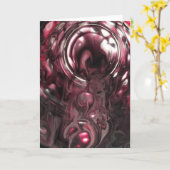 Abstraite Color Study 443, carte (Fleur jaune)