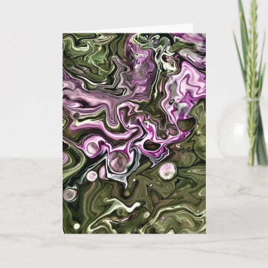 Abstraite Color Study 444, carte (Devant)