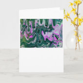 Abstraite Color Study 458, carte (Fleur jaune)