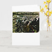 Abstraite Color Study 464, carte (Fleur jaune)