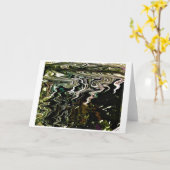Abstraite Color Study 464, carte (Fleur jaune)