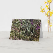 Abstraite Color Study 467, carte (Fleur jaune)