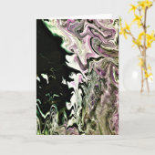 Abstraite Color Study 471, carte (Fleur jaune)