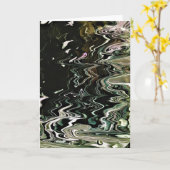 Abstraite Color Study 472, carte (Fleur jaune)