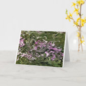 Abstraite Color Study 475, carte (Fleur jaune)