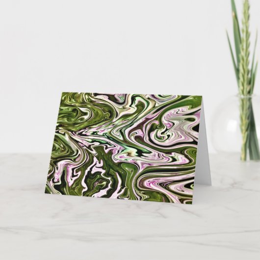 Abstraite Color Study 480, carte (Devant)