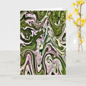 Abstraite Color Study 480, carte (Fleur jaune)
