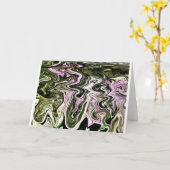 Abstraite Color Study 481, carte (Fleur jaune)