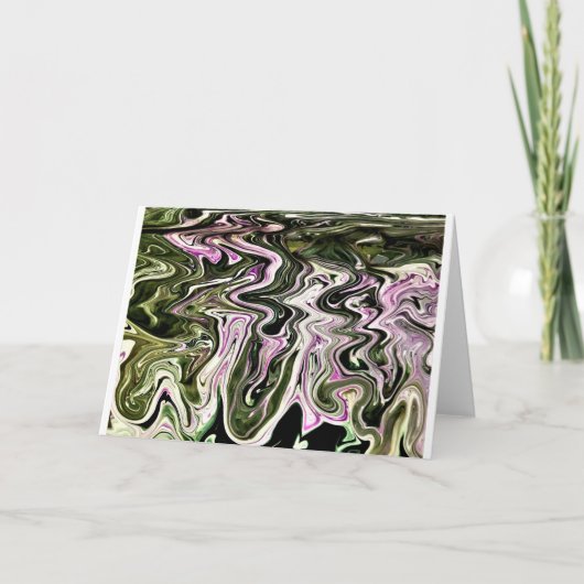 Abstraite Color Study 481, carte (Devant)