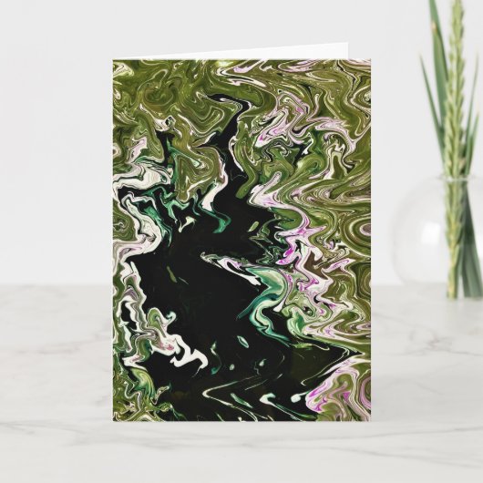 Abstraite Color Study 482, carte (Devant)