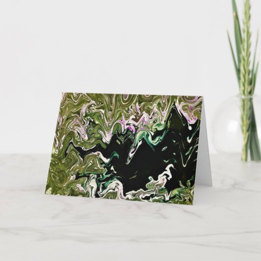 Abstraite Color Study 482, carte (Devant)