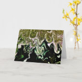 Abstraite Color Study 498, carte (Fleur jaune)