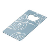 Abstraite Feuille Tropicale : Verdure transparente (Devant Angle)