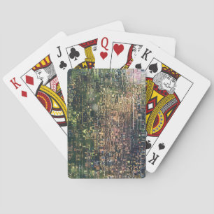 Abstraite Peinture Jardin Cartes de Jeu