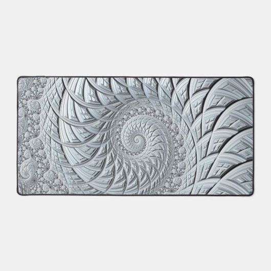 Abstraite spirale gris monochrome (Recto)