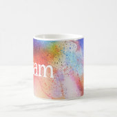 Abstraite tasse à café motif couleur aquarelle (Centre)