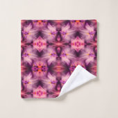 Abstraite violette japonaise Iris (Gant de toilette)