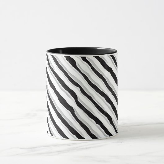 Abstraite Zebra Swirl Mug (Centre)