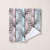 Abstraits, arbres (Gant de toilette)