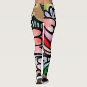 Abstraits Leggings colorés (Dos)