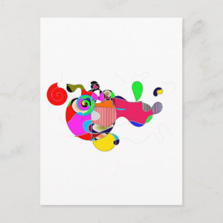 Abstrakt Briefkaart