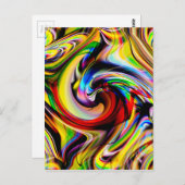 Abstrakt in Perfektion Briefkaart (Voorkant / Achterkant)