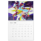 Abstrakte Farbspiele - Kunstkalender 2024 Kalender (Jan 2026)