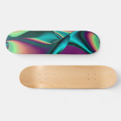 Abstrakter Regenbogen Skateboard (Horizontaal)