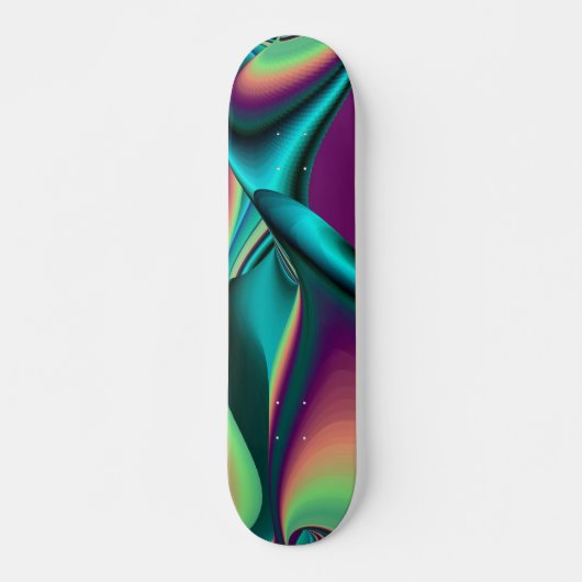 Abstrakter Regenbogen Skateboard (Voorkant)