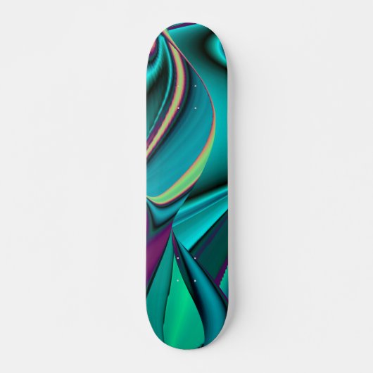 Abstrakter Regenbogen Skateboard (Voorkant)