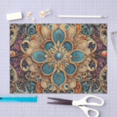 abstraktes florales Muster 7 Tissuepapier (Craft)