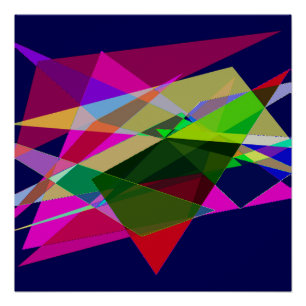 Abstraktie 25 perfect poster