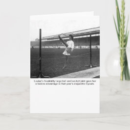 Absurd High-Kick Louise Stock Photo Kaart