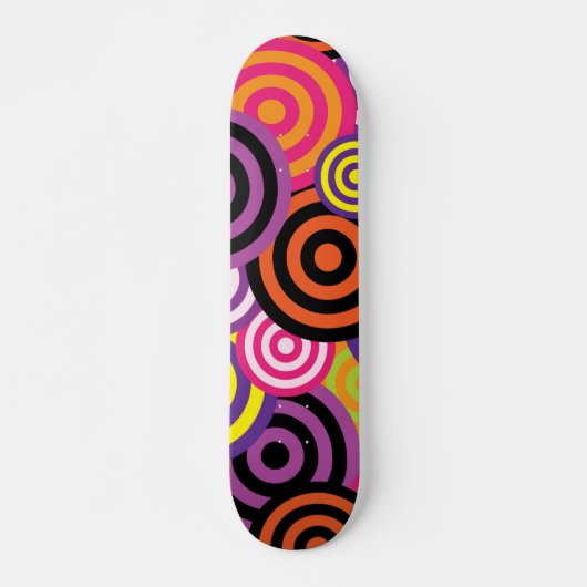 ABTRACT ART COLORFUL1960s SKATEBOARDS (Voorkant)