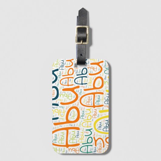 Abu Bagagelabel (Voorkant (verticaal))