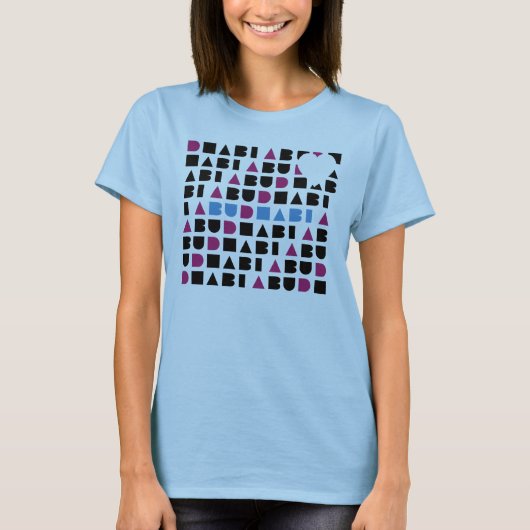 Abu Dhabi Love Shirt (Voorkant)