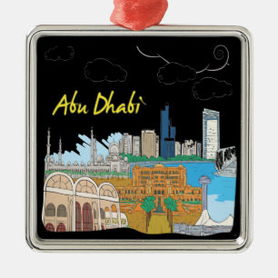 Abu Dhabi Metalen Ornament