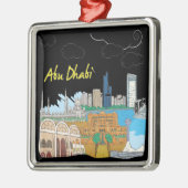 Abu Dhabi Metalen Ornament (Links)