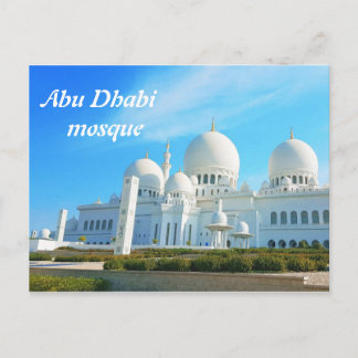 Abu Dhabi moskee Briefkaart