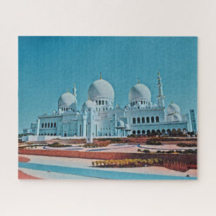 Abu Dhabi Mosque schilderij Legpuzzel