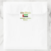 Abu Dhabi Ronde Sticker (Tas)