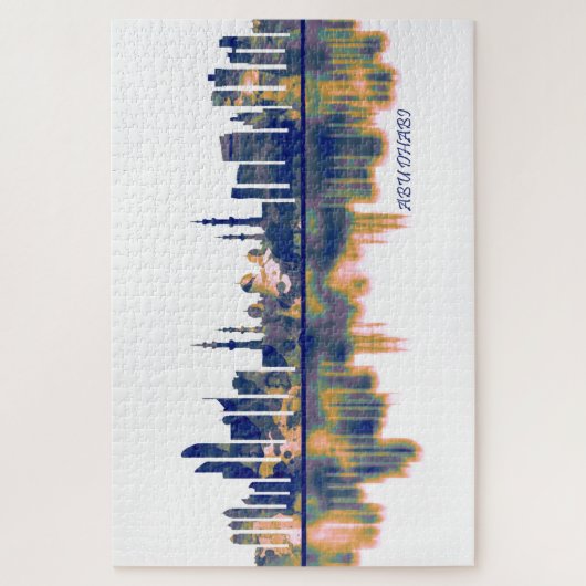 Abu Dhabi Skyline Legpuzzel (Verticaal)