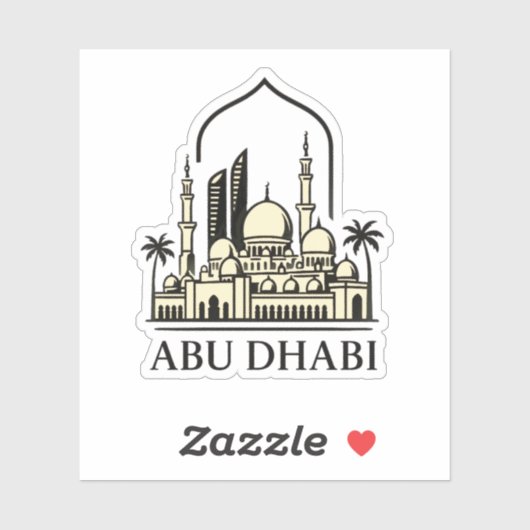 Abu Dhabi Sticker (Vel)