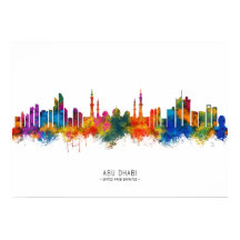 Abu Dhabi UAE Skyline
