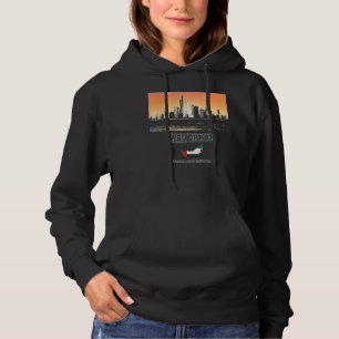 Abu Dhabi Verenigde Arabische Emiraten Skyline Vak Hoodie