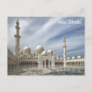 Abu Dhabi Vintage Reistoerisme en Briefkaart