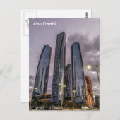 Abu Dhabi Vintage voyage Tourisme Ad carte postale (Devant / Derrière)
