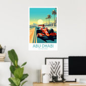 Abu Dhabi Voyage Impression Murale Abu Dhabi Circu (Bureau à domicile)